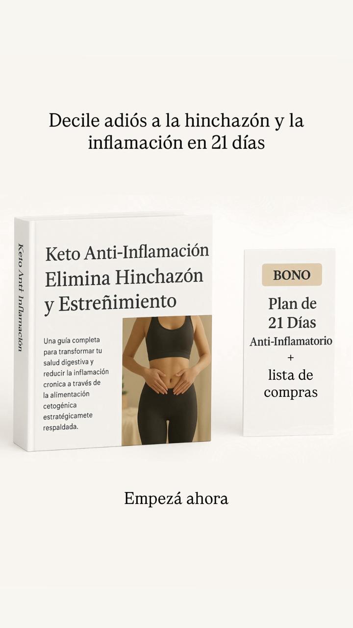 Decile adiós a la hinchazón y la inflamación en solo 21 días